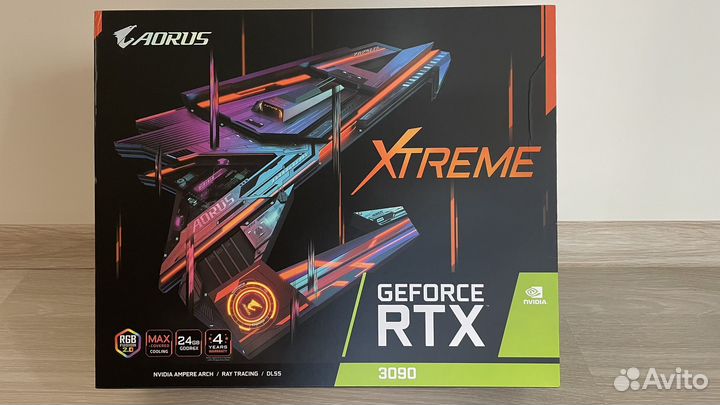 Видеокарта nvidia geforce rtx 3090 xtream aorus