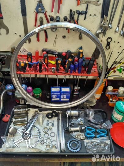 Сборка колёс велосипеда