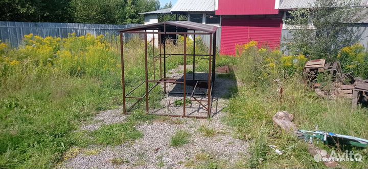 Беседка мангальная зона