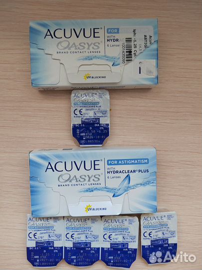 Линзы контактные астигматизм