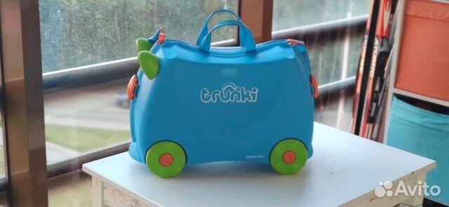 Детский чемодан Trunki: голубой и сиреневый