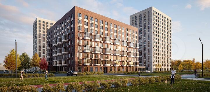 2-к. квартира, 52,1 м², 6/9 эт.