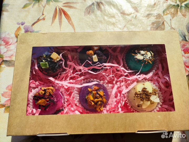 Чайные/кофейные бомбочки мал. ассорти (изомальт)