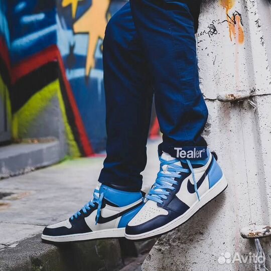 Кроссовки Air Jordan 1 Obsidian (36-45)