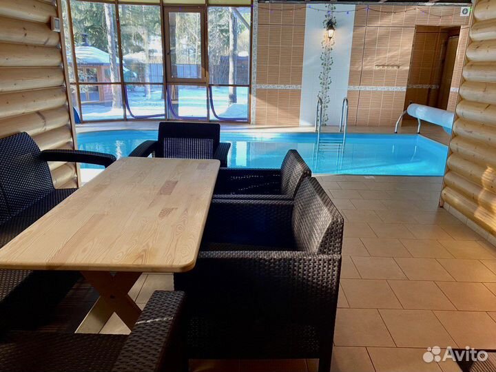 Баня с бассейном. Остров счастья
