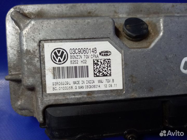 Эбу блок управления двигателем Volkswagen polo