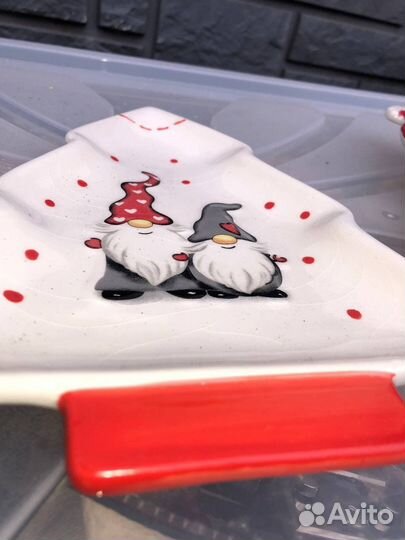 Тарелки новогодние