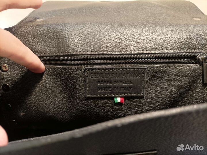 Сумка genuine leather Италия