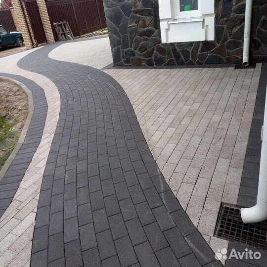 Укладка тротуарной плитки под ключ