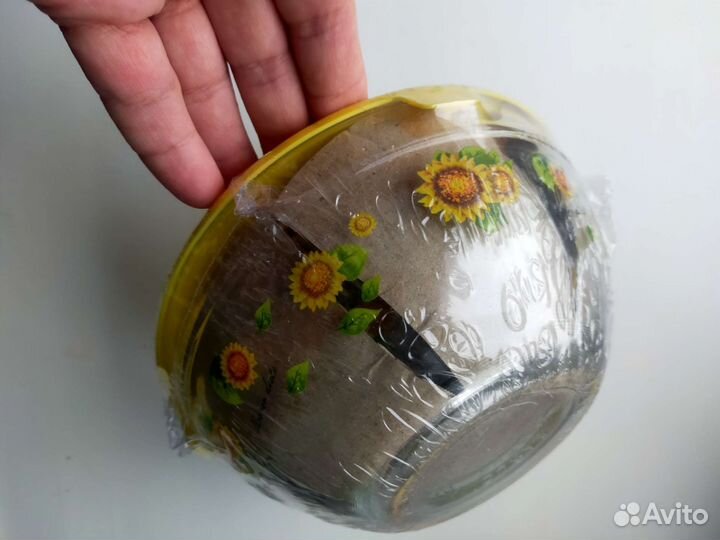 Набор салатников с крышкой