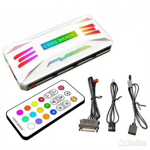 CoolMoon PA1 контроллер хаб разветвитель argb PWM