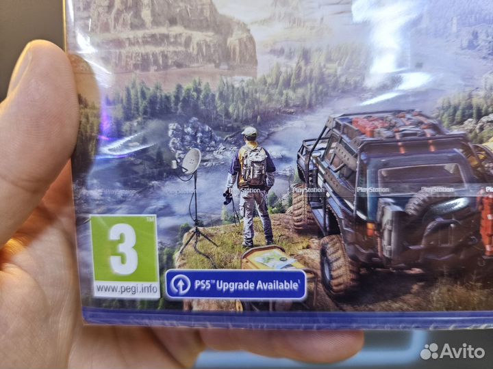 Диск ps4 Expeditions a mudrunner game, русская вер