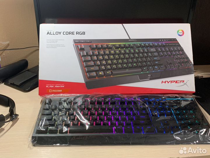 Игровая клавиатура hyperx alloy core RGB
