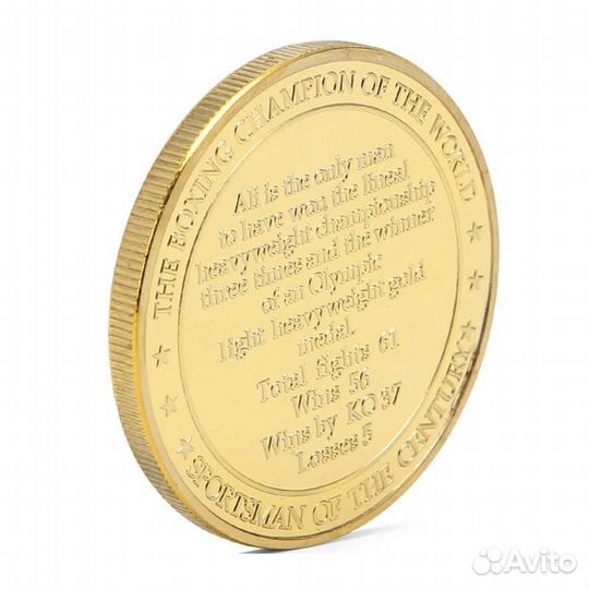 Bitcoin Muhammad Ali подарочные сувенирные монеты