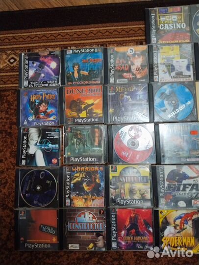Диски на sony playstation 1 - 42шт