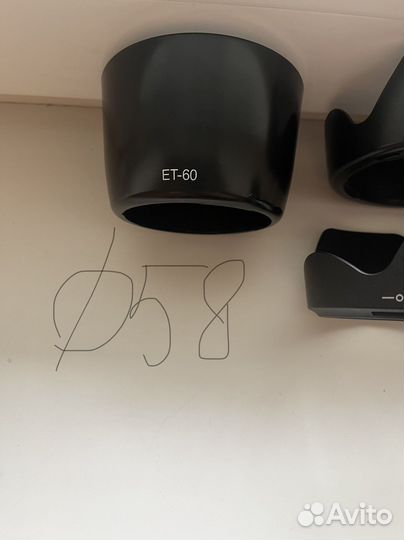 Бленды Canon Nikon для объективов 58,67 mm