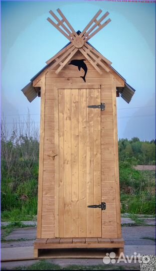 Уличный туалет с установкой