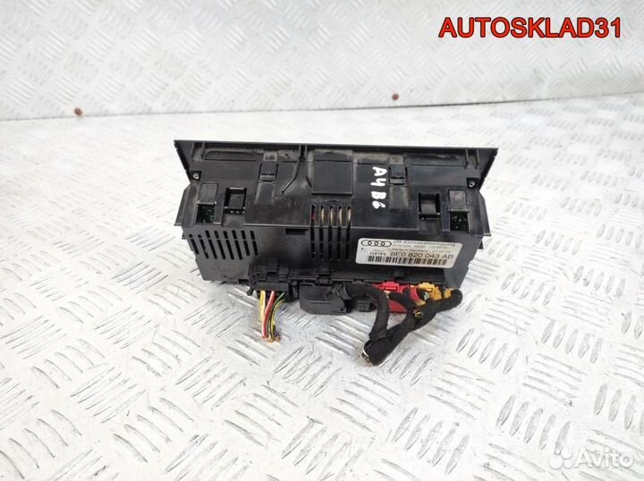 Блок управления климата Audi A4 B6 8E0820043A
