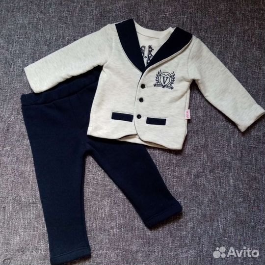 Костюм детский тройка для мальчика 74-80