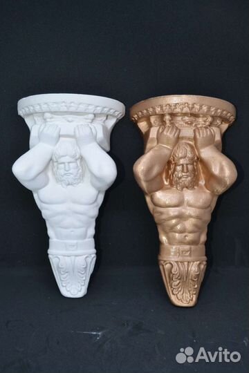 Атлант настенная фигура для декора