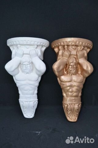 Атлант настенная фигура для декора