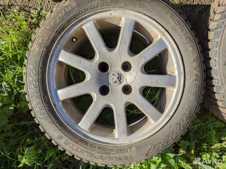 R16 Nokian Tyres Hakkapeliitta 9 195/55, PCD 4x108 DIA 65.1