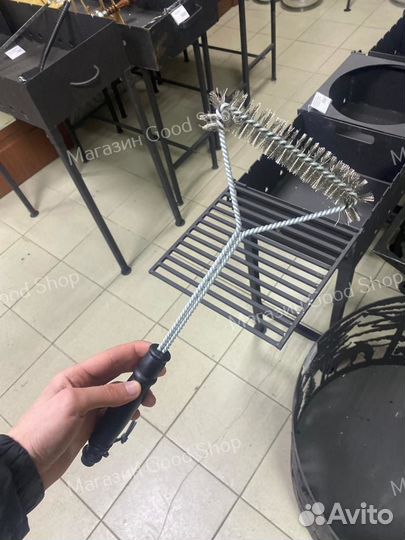 Щетка для чистки гриля 38 см