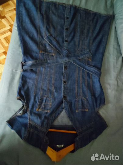 Джинсовый сарафан