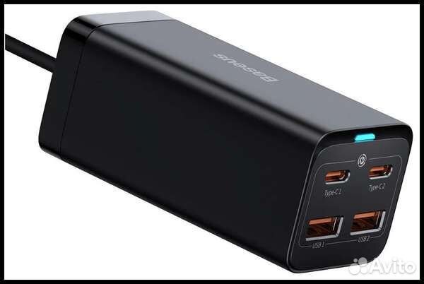 Сетевое зарядное устройство Baseus 2U+2C 100W