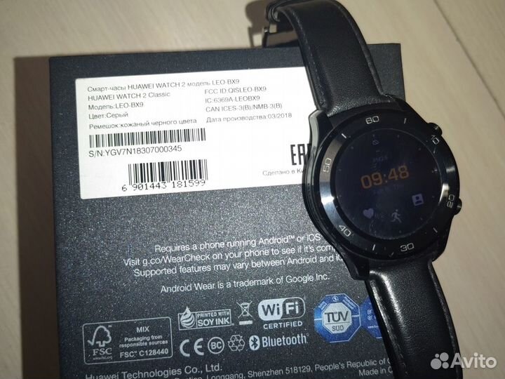 Смарт часы huawei watch 2