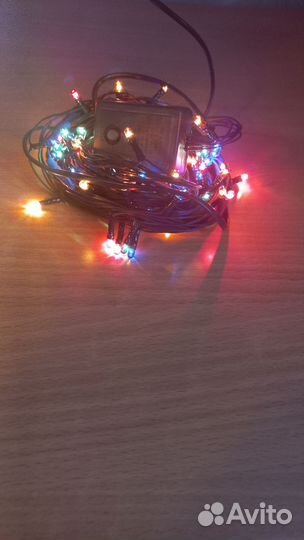 Новогодние электрогирлянды со светодиодными лампам