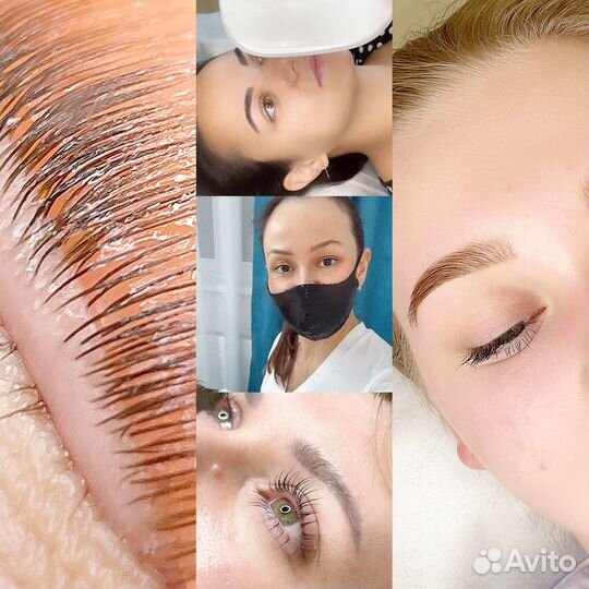 Ламинирование ресниц/ бровей + ботокс