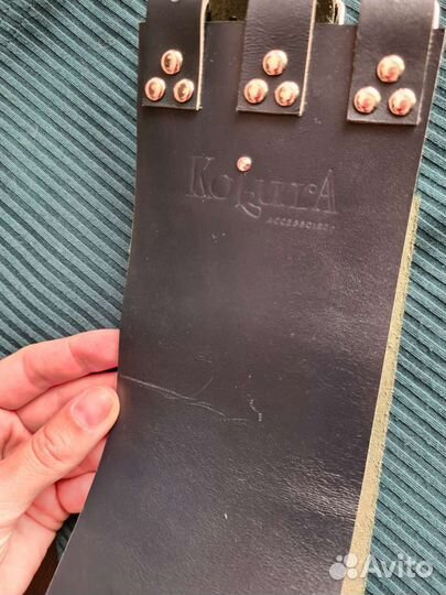 Пояс кожаный женский Kobura + Платье-Лапша