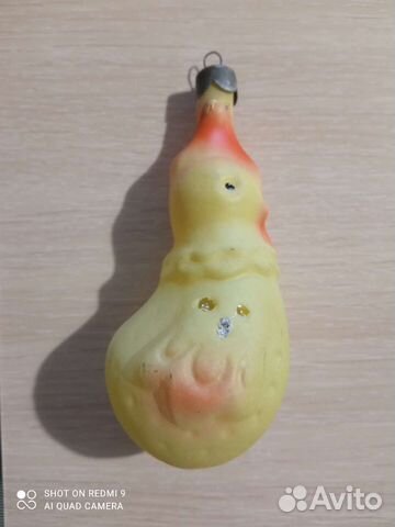 Елочная игрушка Петушок, СССР, 2шт