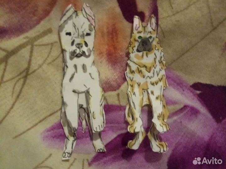 Бумажные собачки