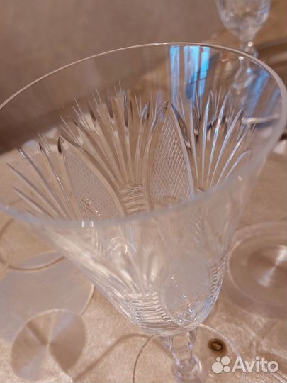 Хрустальные фужеры гусь хрустальный СССР