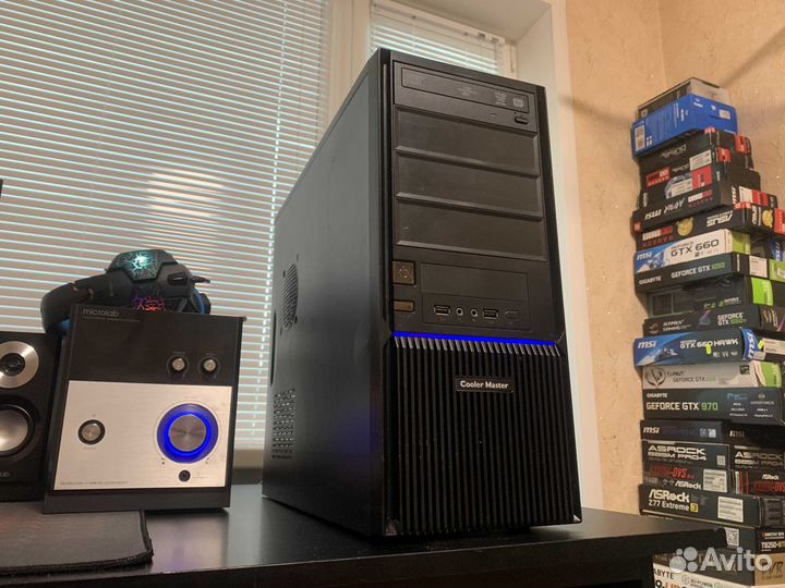 Игровой компьютер Intel Core i5-3570 и RX 570 4 GB