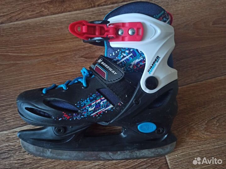 Коньки ледовые детские раздвижные Nordway Jumper