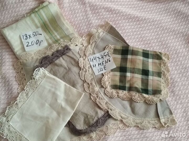 Салфетки вязаные крючком цена разная и льняные сал