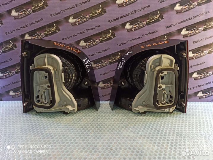 Задние фонари Volkswagen Polo 4