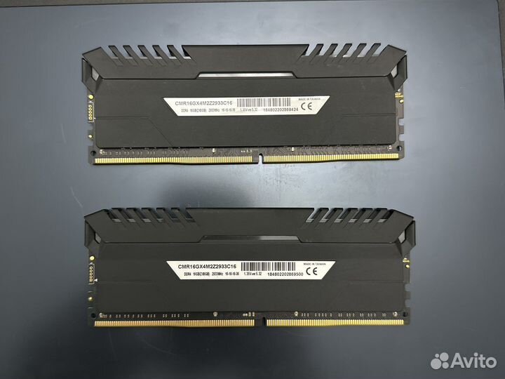 Оперативная память Corsair ddr4 8Gb 2933