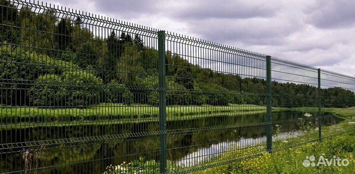 Забор из 3Д сетки