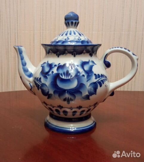 Заварочный чайник гжель