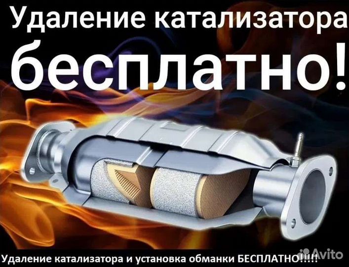 Удаление катализатора и прошивка