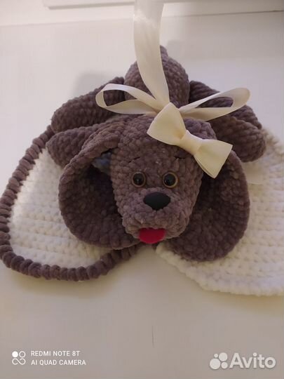 Собака вязаная