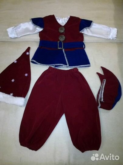 Новогодние костюмы гномов,гусаров