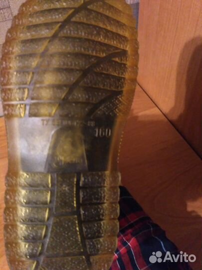 Натуральные валенки-самовалки с калошами 16 размер