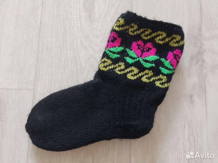 Носки ручной вязки шерстяные (мужские/женские)