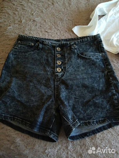Шорты женские джинс р46