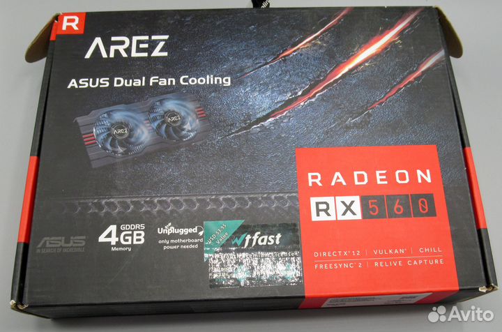 Видеокарта Arez Asus Radeon RX 560 4 Gb
